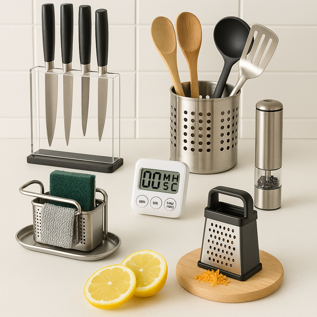 Functional Accessories for Daily Kitchen Work