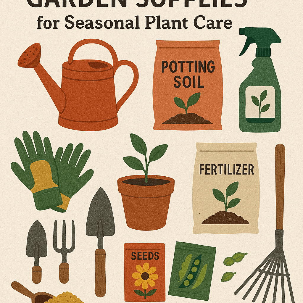 Helpful Garden Supplies for Seasonal Plant Care