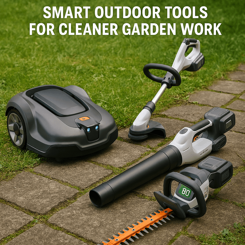 Smart Outdoor Tools for Cleaner Garden Work